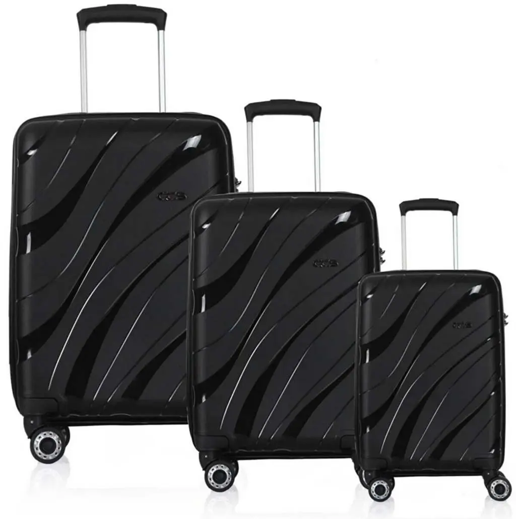 Set de valize CCS 5223 Set, negru