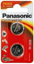 Батарейка Panasonic CR-2032EL/2B, 2шт
