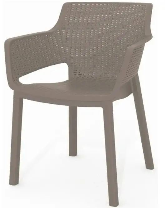 Scaun pentru grădină Keter Eva Chair, cappuccino