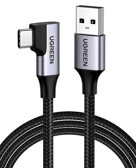 USB Кабель Ugreen USB-A to USB-C 1m 20299, черный