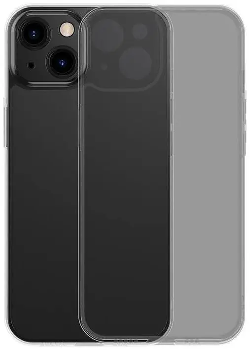 Чехол Baseus Frosted Glass Protective Case For iPhone 13, черный