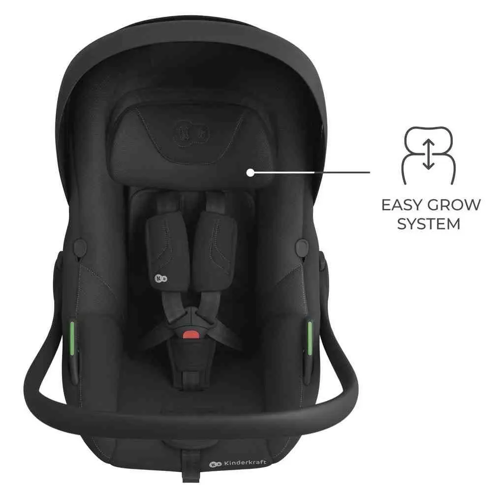 Детское автокресло KinderKraft I-Light, черный на tehnoparc.md Детское автокресло KinderKraft I-Light, черный