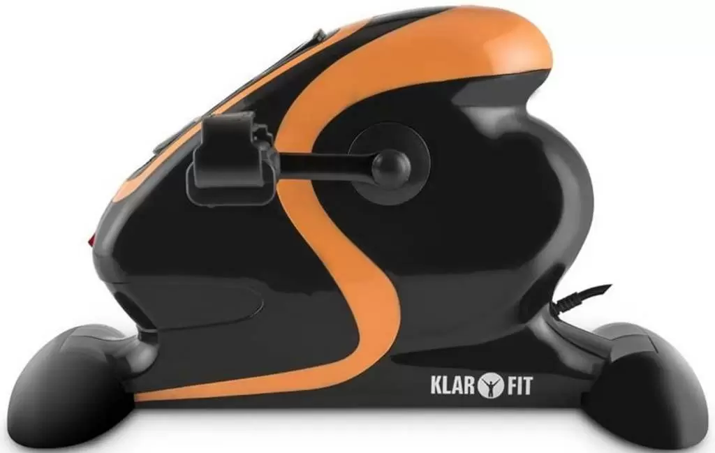 Bicicletă fitness Klarfit Cycloony Mini Bike, negru/portocaliu
