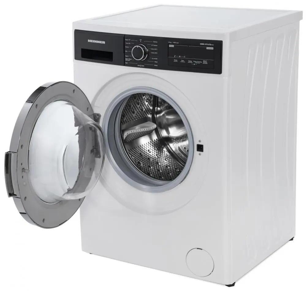 Maşină de spălat rufe Heinner HWM-V914TD+++, alb
