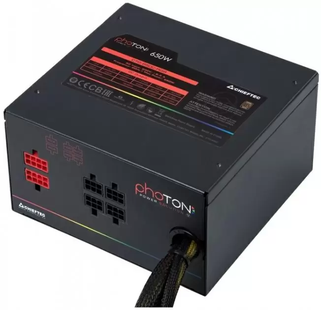 Блок питания Chieftec Photon CTG-650C-RGB 650W, 85+