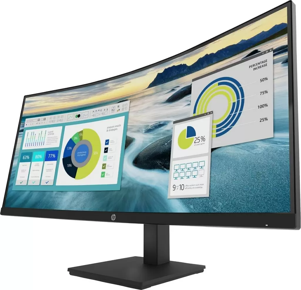 Monitor HP P34hc G4e Light), negru