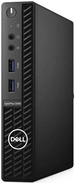 Системный блок Dell Optiplex 3080 MFF (Core i3-10105T/8GB RAM/256GB), черный