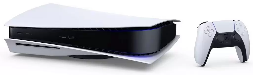 Consolă de jocuri Sony PlayStation 5 + DualSens + Fifa 2023 + Horizon, alb