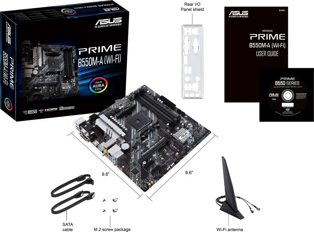 Материнская плата Asus Prime B550M-A Wi-Fi