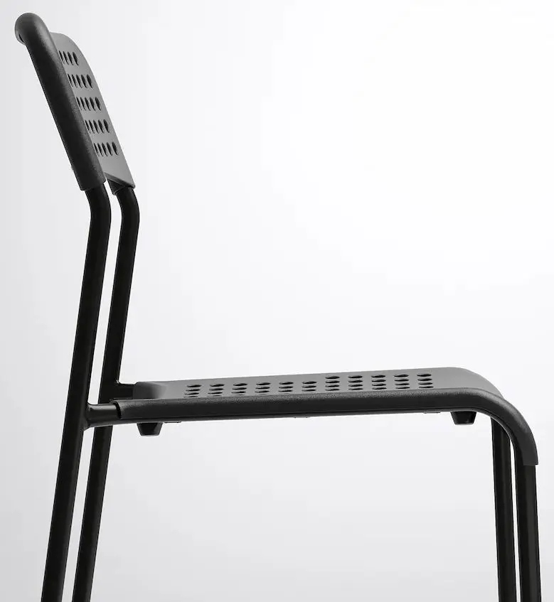 Scaun IKEA Ikea Adde, negru