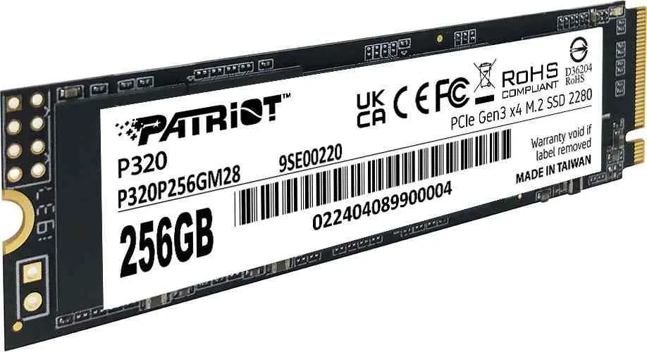 Disc rigid SSD Patriot P320 M.2 NVMe, 256GB
