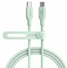 Cablu USB Anker A80E2G61 Type-C to Type-C 1.8m Bio-based, verde