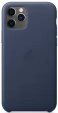 Чехол Apple iPhone 11 Pro Leather Case, синий на tehnoparc.md Чехол Apple iPhone 11 Pro Leather Case, синий