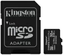 Card de memorie flash Kingston microSDHC Canvas Select Plus + SD adapter, 32GB