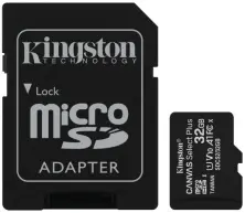 Card de memorie flash Kingston microSDHC Canvas Select Plus + SD adapter, 32GB