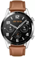Умные часы Huawei Watch GT 2 46mm Leather Strap Pebble Brown Silver