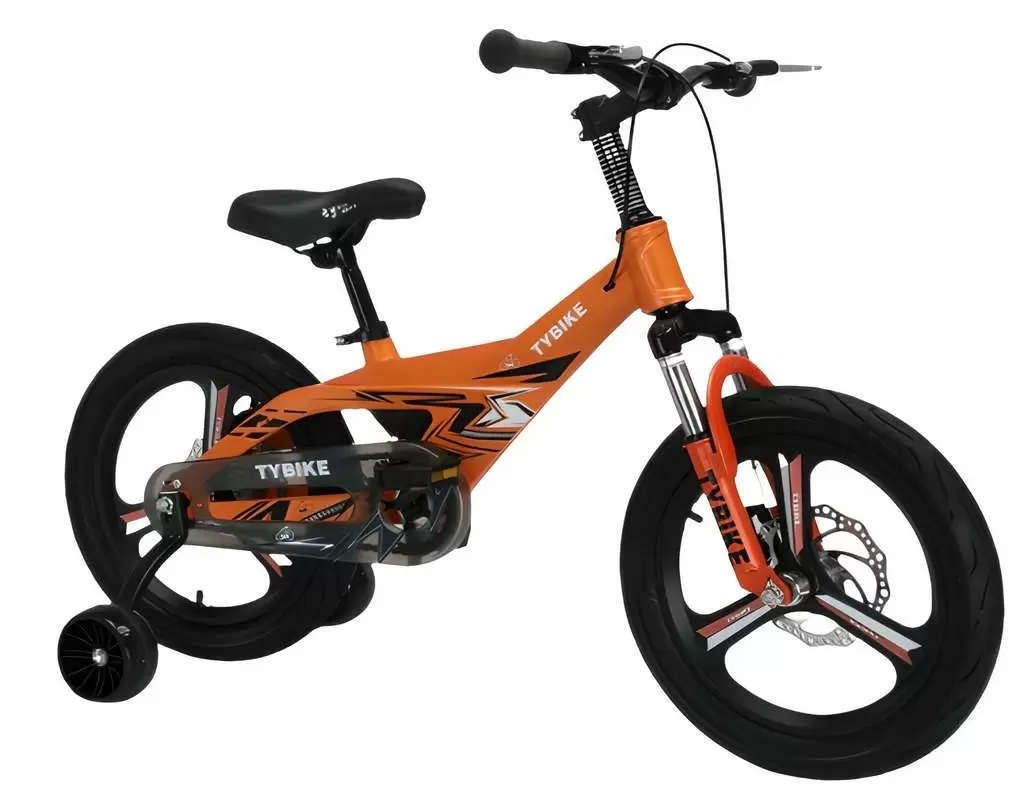 Bicicletă pentru copii TyBike BK-09 14, portocaliu