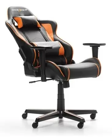 Scaun de birou DXRacer Formula GC-F08-NO-H1, negru/portocaliu