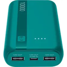 Acumulator extern Cellularline Essential 10000mAh, albastru pe tehnoparc.md Acumulator extern Cellularline Essential 10000mAh, albastru