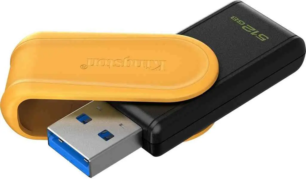 Flash USB Kingston DataTraveler Exodia S, 512GB, negru/galben