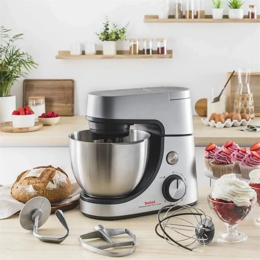 Кухонный комбайн Tefal QB512D38, нержавеющая сталь на tehnoparc.md Кухонный комбайн Tefal QB512D38, нержавеющая сталь