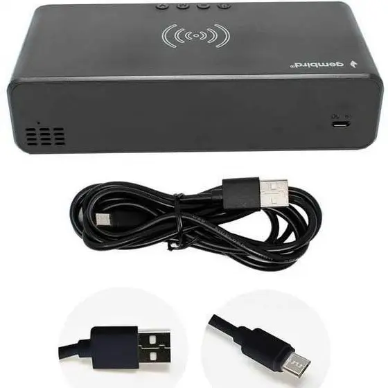 Ceas cu alarmă Gembird DAC-WPC-01, negru