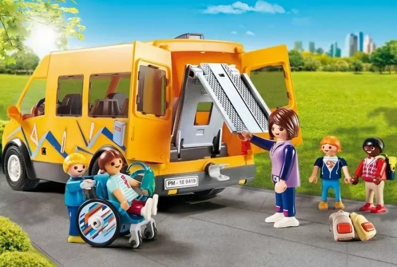 Set jucării Playmobil School Van