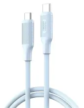 Cablu USB XO NB-Q265B Type-C to Type-C, albastru deschis