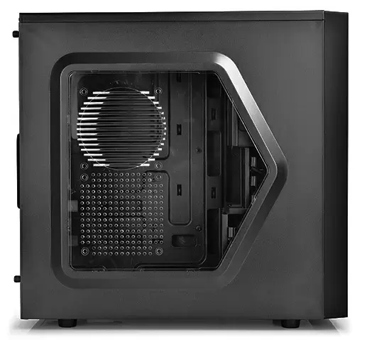 Корпус Deepcool Tesseract SW-BK, черный/синий