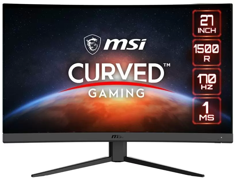 Монитор MSI G27CQ4 E2, черный