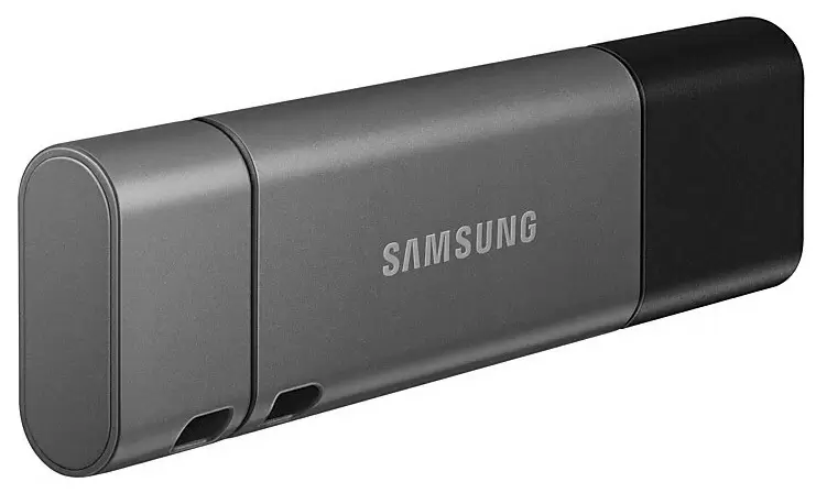 Flash USB Samsung DUO Plus 32GB, negru/gri