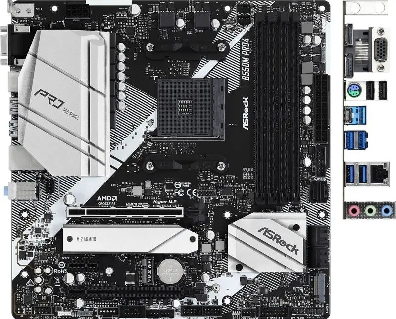 Материнская плата ASrock B550M Pro4