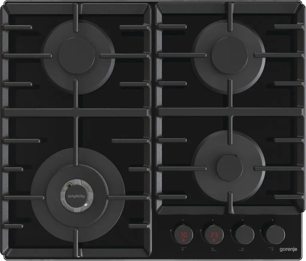 Газовая панель Gorenje GKTW 642 SYB, черный