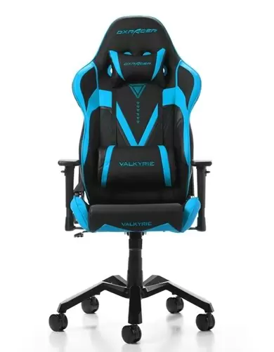 Scaun de birou DXRacer GC-V03-NB, negru/albastru