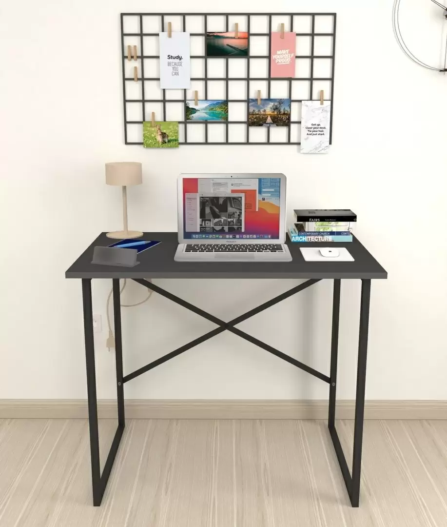 Masă de birou Fabulous 60, antracit/negru