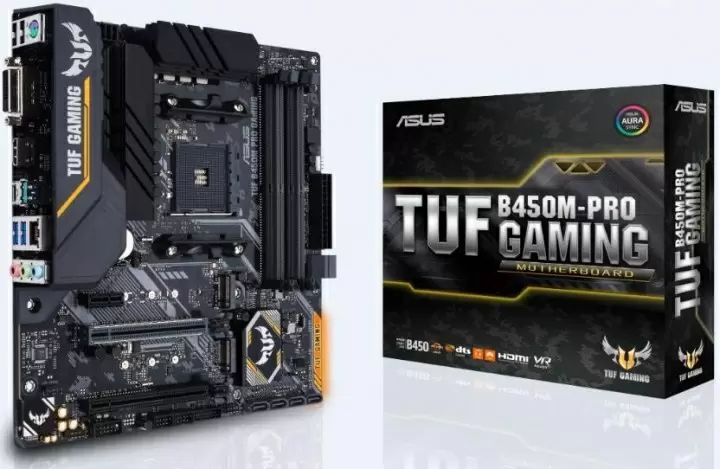 Материнская плата Asus Tuf B450M-Pro Gaming