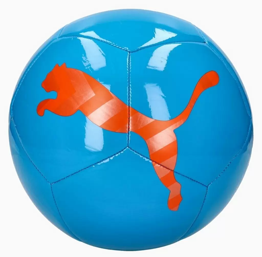 Мяч футбольный Puma Icon N.5, синий/оранжевый