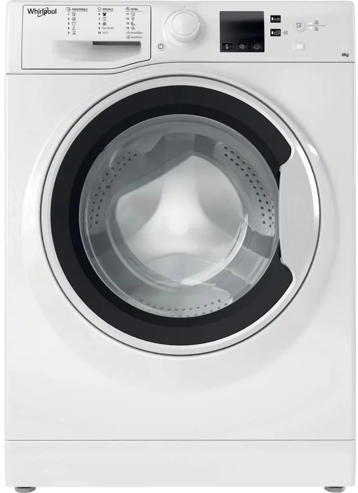 Maşină de spălat rufe Whirlpool WRBSS 6215 W EU, alb pe tehnoparc.md Maşină de spălat rufe Whirlpool WRBSS 6215 W EU, alb