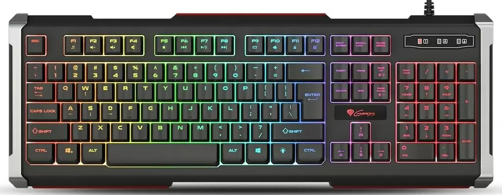 Клавиатура Genesis Rhod 400 RGB (US), черный