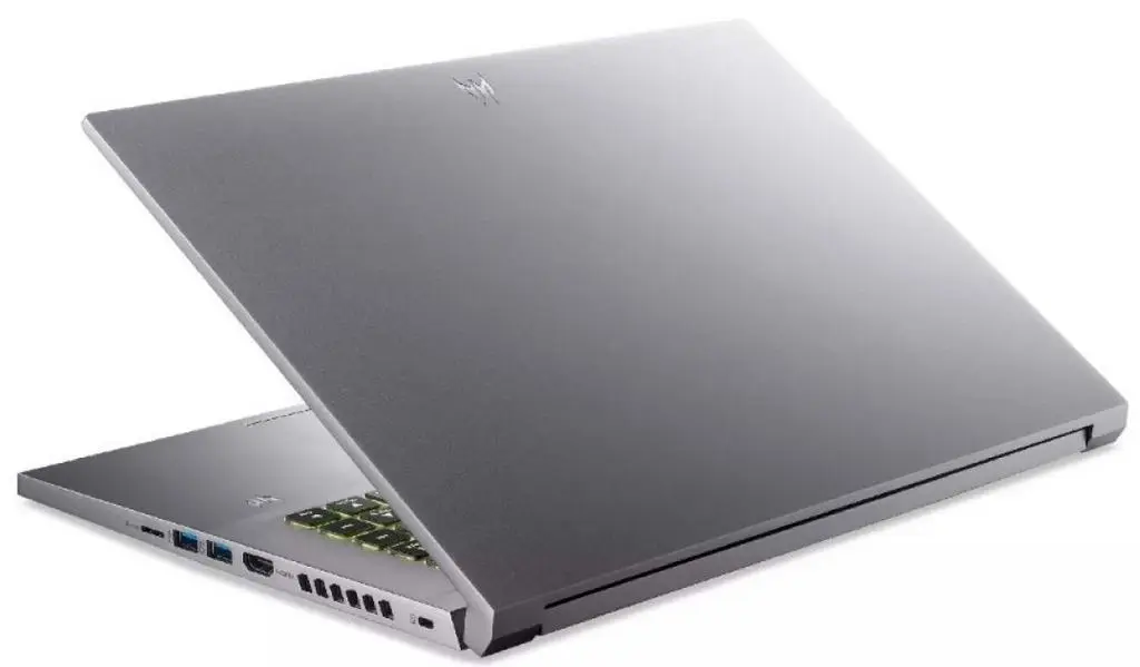 Ноутбук Acer Predator Triton Neo 16 PTN16-51 (16.0"/WUXGA/Core Ultra 7 155H/16GB/1TB/GeForce RTX 4050 6Gb), серебристый