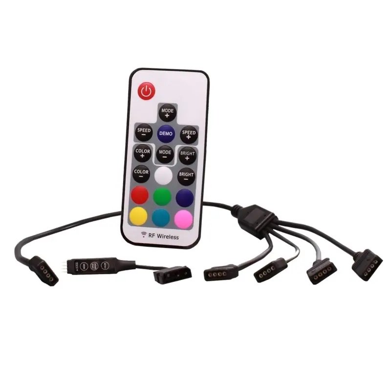 Ventilator de carcasă Xilence XPF120RGB-SET, negru