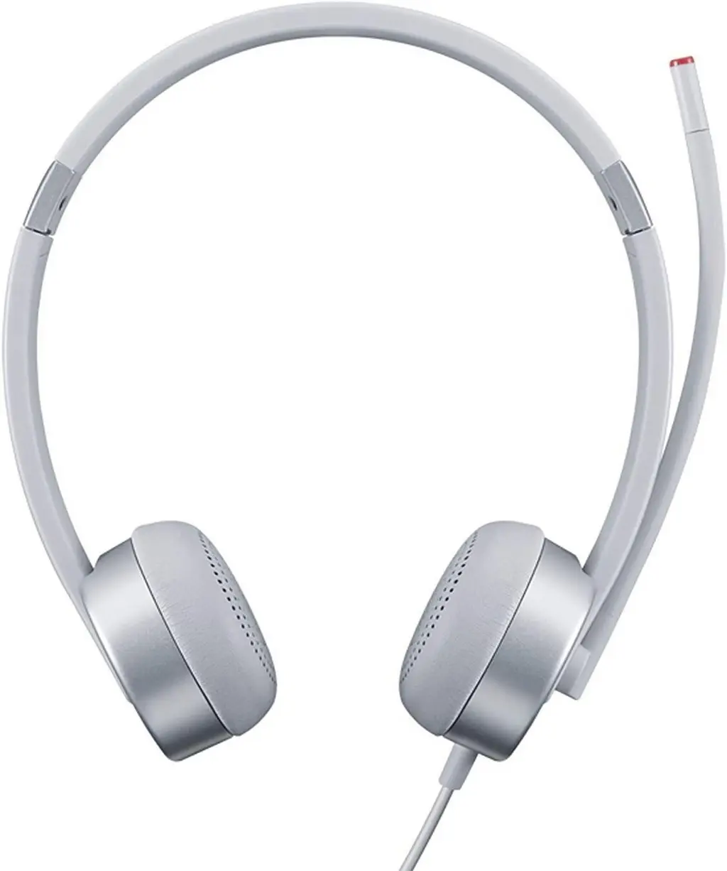 Căşti Lenovo 100 Stereo Analog Headset Cloud, gri