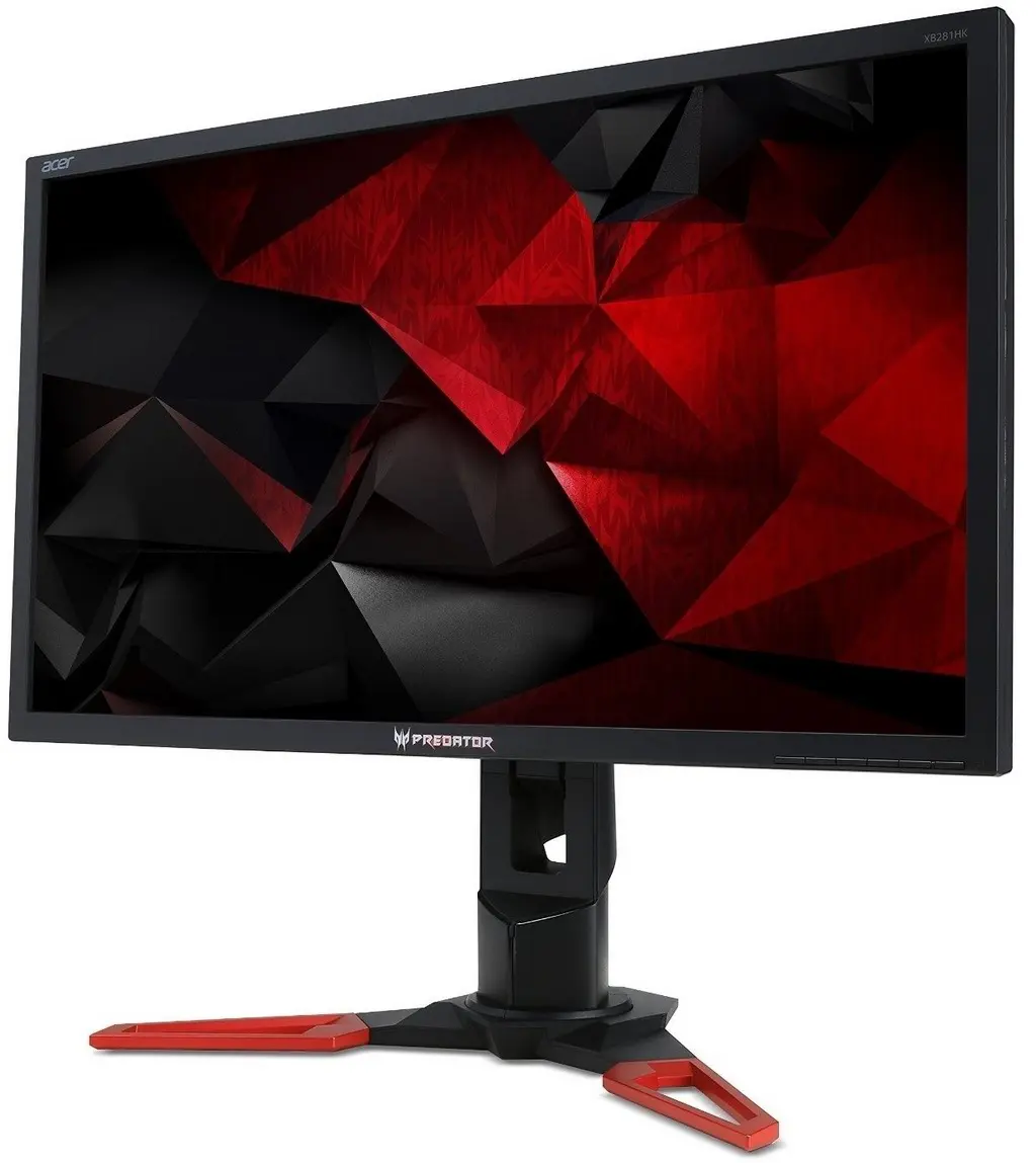 Монитор Acer Predator XB281HK 4K, черный/красный