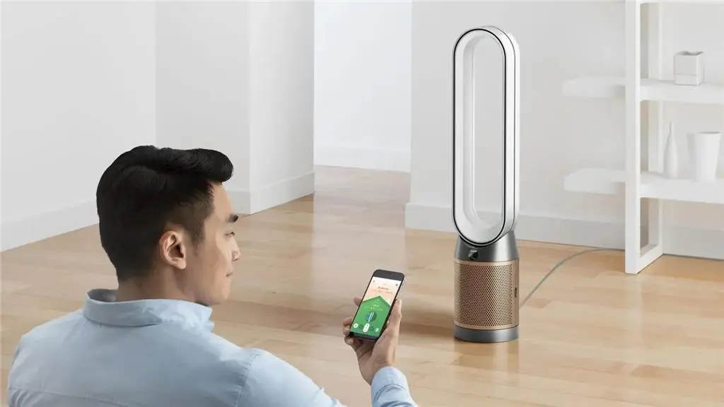 Очиститель воздуха Dyson TP12 Cool Gold, белый/золотой на tehnoparc.md Очиститель воздуха Dyson TP12 Cool Gold, белый/золотой