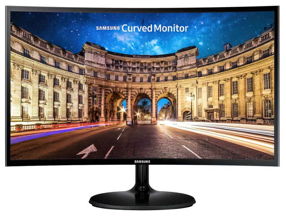 Monitor Samsung C24F390FHI, negru