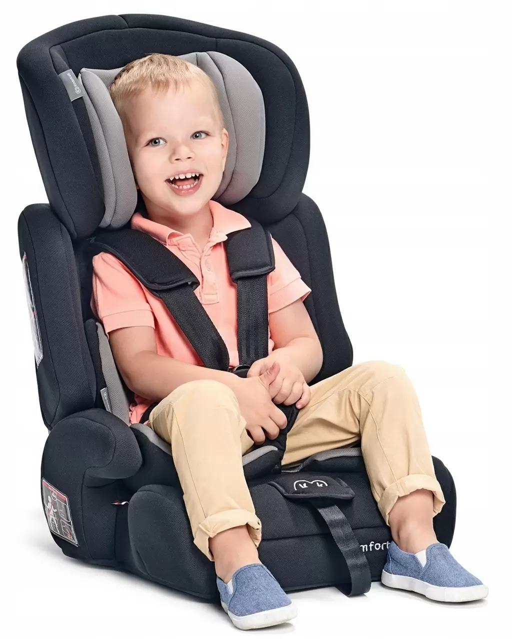 Scaun auto KinderKraft Comfort Up, gri