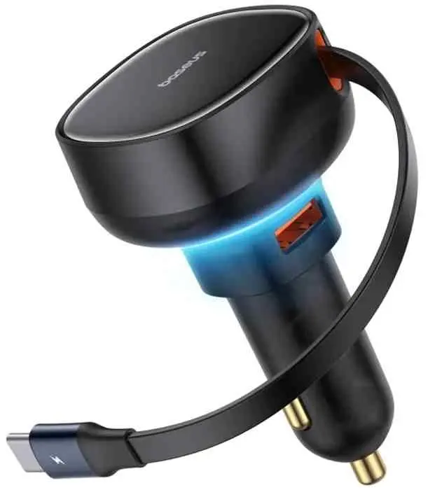Автомобильная зарядка Baseus C00057800111-00, черный