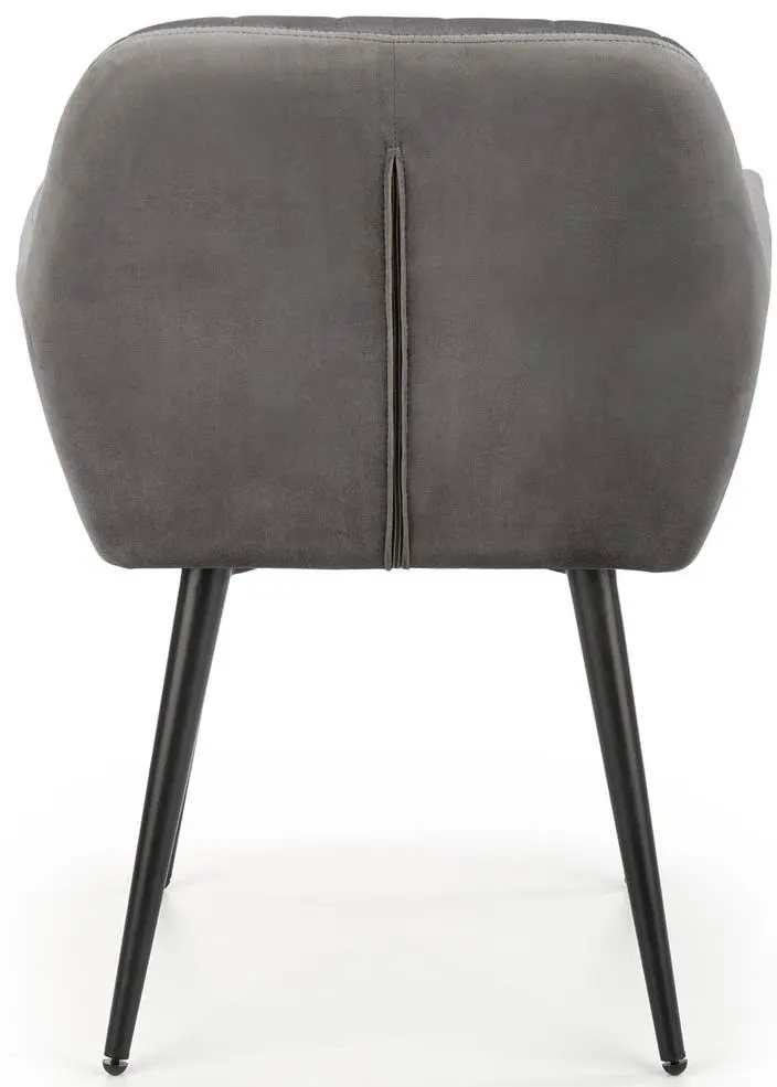 Scaun Halmar K429, gri/negru