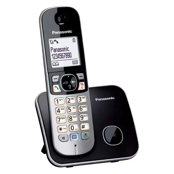Telefon fără fir Panasonic KX-TG6811UAB, negru