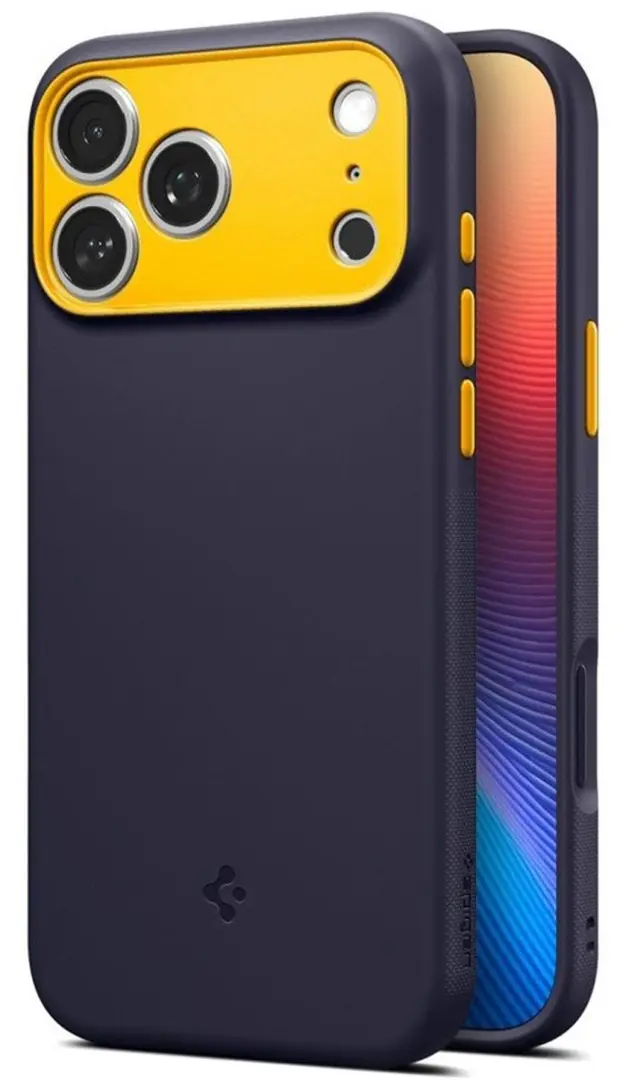 Husă de protecție Spigen iPhone 17 Pro Nano Pop Mag Magsafe Bluebery Navy ACS10326, albastru